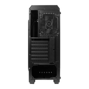 Antec NX100 ATX Gaming Case with Window, No PSU, 12cm Rear Fan, Black/Grey Highlights - Image 2