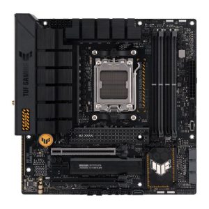 Asus TUF GAMING B650M-PLUS WIFI, AMD B650, AM5, Micro ATX, 4 DDR5, HDMI, DP, Wi-Fi 6, 2.5G LAN, PCIe4, 2x M.2 - Image 1