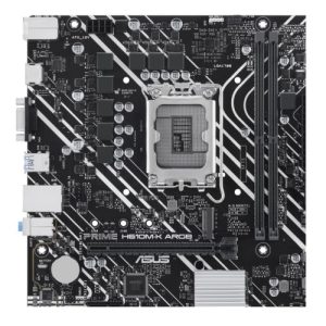 Asus PRIME H610M-K ARGB, Intel H610, 1700, Micro ATX, 2 DDR5, VGA, HDMI, PCIe4, 1x M.2 - Image 1