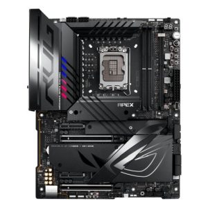 Asus ROG MAXIMUS Z790 APEX ENCORE, Intel Z790, 1700, ATX, 2 DDR5, Wi-Fi 7, 2.5G LAN, PCIe5, Memory Fan Kit, RGB, 5x M.2 - Image 1