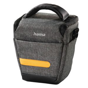 Hama Terra 110 Colt Camera Case, Belt Loop, Shoulder Strap, Grey, 16 x 10 x 16 cm Compartment - Image 1