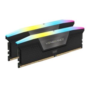 Corsair Vengeance RGB 32GB Kit (2 x 16GB), DDR5, 5200MHz (PC5-41600), CL40, 1.25V, XMP 3.0, PMIC, DIMM Memory - Image 1