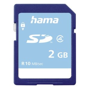 Hama 2GB SD Card, Class 4, 10MB/s - Image 1