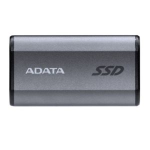 Adata SE880 500GB Pocket Size External SSD, USB 3.2 Gen2 Type-C/Type-A, Titanium Grey - Image 1