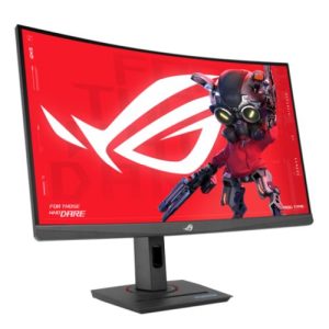 Asus 27" ROG STRIX USB Type-C Curved Gaming Monitor (XG27WCS), Fast VA, 2560 x 1440, 1ms, 180Hz, HDR, VESA - Image 1