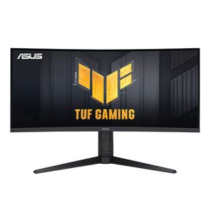 Asus TUF Gaming 34" WQHD Ultra-wide Curved Gaming Monitor (VG34VQL3A), 3440 x 1440, 1ms, 180Hz, 125% sRGB, DisplayHDR 400, VESA - Image 1