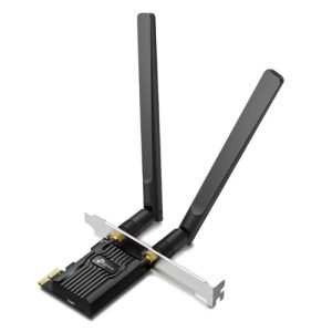 TP-LINK (Archer TX20E) AX1800 Dual Band Wi-Fi 6 PCIe Adapter, Bluetooth 5.2, High-Gain Antennas, WPA3 - Image 1