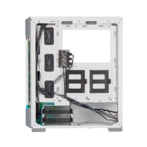 Corsair iCUE 220T RGB Airflow Gaming Case with Tempered Glass Window, ATX, 3 x SP120 RGB PRO Fans, White - Image 4