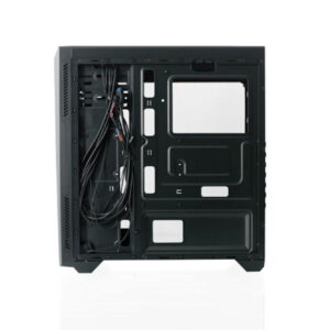 Riotoro CR100TG RGB Gaming Case with Tempered Glass Window & RGB Front Panel, ATX, No PSU, 1 x 12cm Fan, Black - Image 9