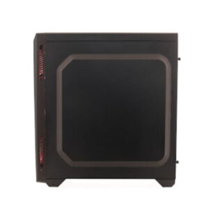 Riotoro CR100TG RGB Gaming Case with Tempered Glass Window & RGB Front Panel, ATX, No PSU, 1 x 12cm Fan, Black - Image 6