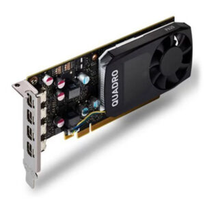 PNY Quadro P620 Professional Graphics Card, 2GB DDR5, 4 miniDP 1.4 (4 x DVI adapters), Low Profile (Bracket Included) - Image 1