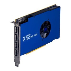 AMD Radeon Pro WX 5100 Professional Graphics Card, 8GB DDR5, 4 DP 1.4 (2 x DVI adapters), 1086MHz Clock, CrossFire - Image 1