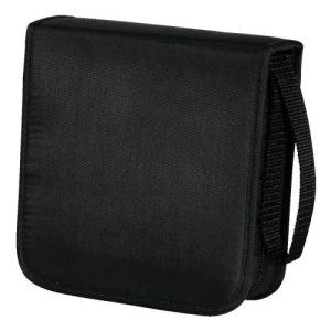 Hama CD/DVD/Blu-Ray Disc Wallet, Up to 40 Discs, Black - Image 1