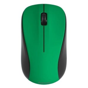 Hama MW-300 V2 Wireless Optical Mouse, 3 Buttons, Quiet, Ambidextrous, Green/Black - Image 1