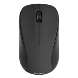 Hama MW-300 V2 Wireless Optical Mouse, 3 Buttons, 1200 DPI, Quiet, Ambidextrous, Black - Image 1