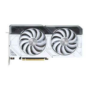 Asus DUAL RTX4070 SUPER OC White, PCIe4, 12GB DDR6X, HDMI, 3 DP, 2550MHz Clock, Overclocked - Image 1