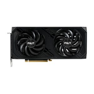 Palit RTX4070 DUAL OC, PCIe4, 12GB DDR6X, HDMI, 3 DP, 2550MHz Clock, Overclocked, RGB Lighting - Image 1