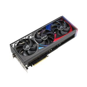 Asus ROG STRIX RTX4090 OC, PCIe4, 24GB DDR6X, 2 HDMI, 3 DP, 2640MHz Clock, Overclocked, RGB Lighting - Image 1