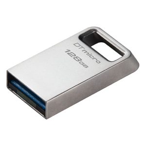 Kingston 128GB DataTraveler Micro Ultra-Small USB 3.2 Gen1 Memory Pen, Capless, Metal Casing, 200MB/s - Image 1