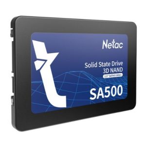 Netac 480GB SA500 SSD, 2.5", SATA3, 3D NAND, R/W 520/450 MB/s, 7mm - Image 1