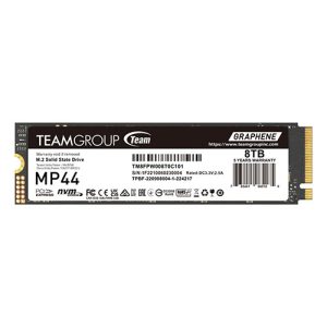 Team 8TB MP44 M.2 NVMe Gen4 SSD, M.2 2280, PCIe4, R/W 7200/6000 MB/s, Heat Dissipating Graphene Label - Image 1