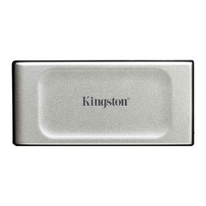 Kingston XS2000 500GB Pocket Size External SSD, USB 3.2 Gen2x2 Type-C, IP55 Water & Dust Resistant, Ruggedised Sleeve for Drop Protection - Image 1