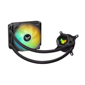 Asus TUF Gaming LC120 V2 ARGB Liquid CPU Cooler, 120mm Radiator, ARGB Pump Head, 1 x ARGB PWM Fan - Image 1