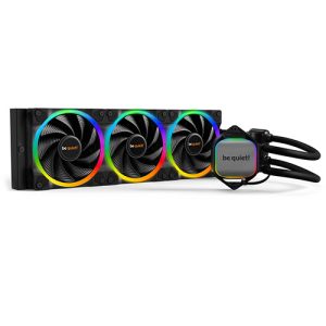 Be Quiet! Pure Loop 2 FX RGB 360mm Liquid CPU Cooler, 3 x 12cm Light Wings ARGB Fans, ARGB PWM Hub - Image 1